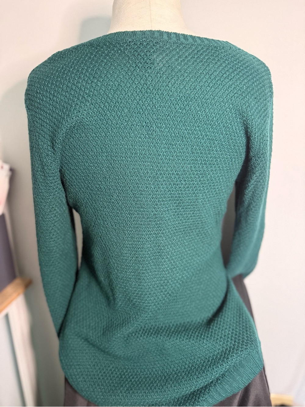 Rue21 Teal Scoopneck Textured Knit Sweater - Picture 6 of 6